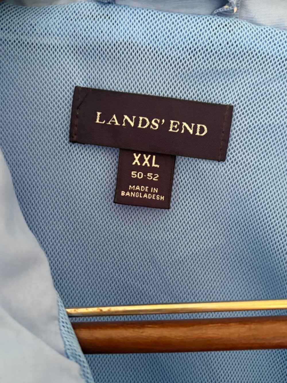 Lands' End Outrigger Jacket Men's Size XXL Blue NWT - Picture 8 of 10